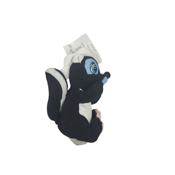 The Disney Store Flower the Skunk Bambi Mini Bean Bag Plush 9" NWT - Picture 2 of 10